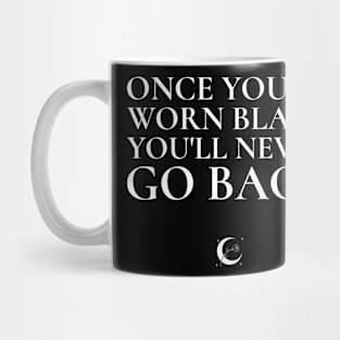 Back to Black Mug